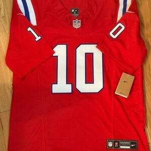 Nike Red Jersey with White Number 10